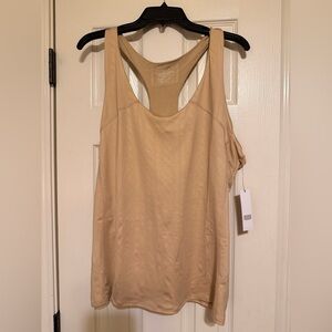 Tahari Sport Beige Racerback Tank Top